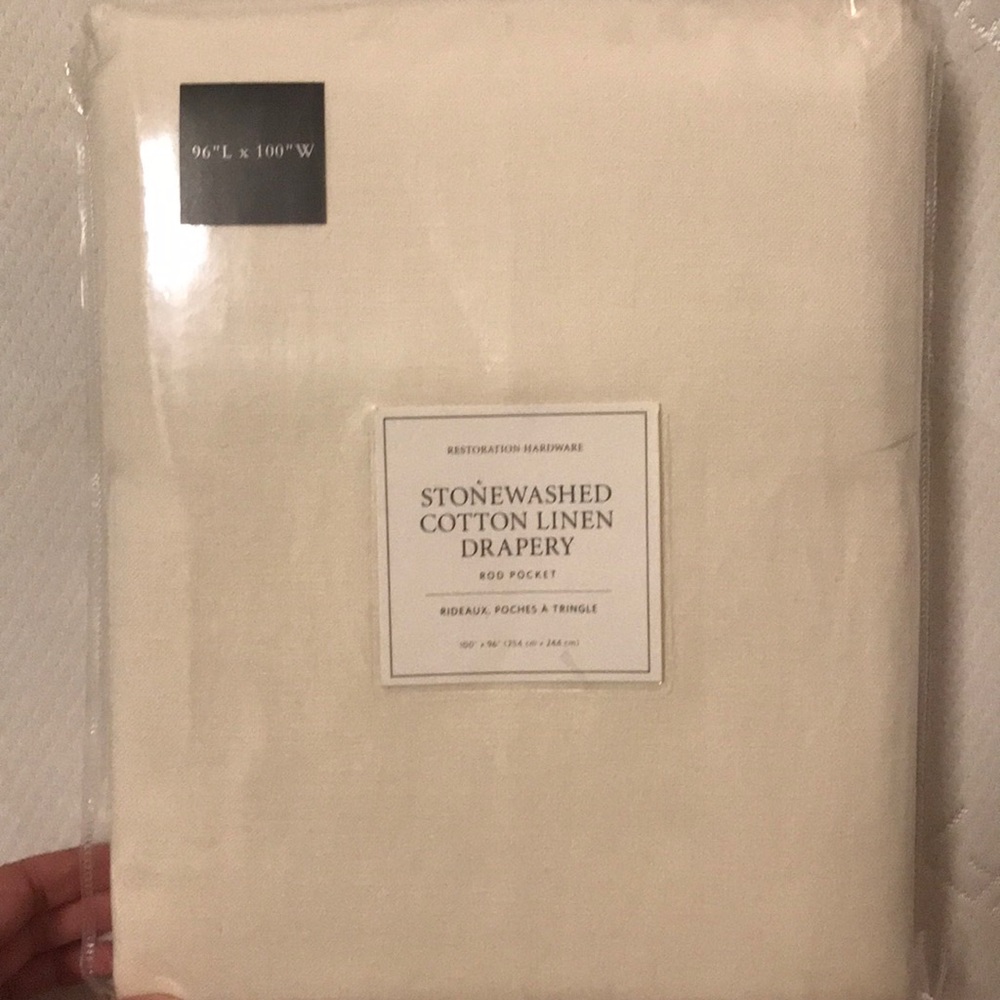 Restoration Hardware Linen Curtain